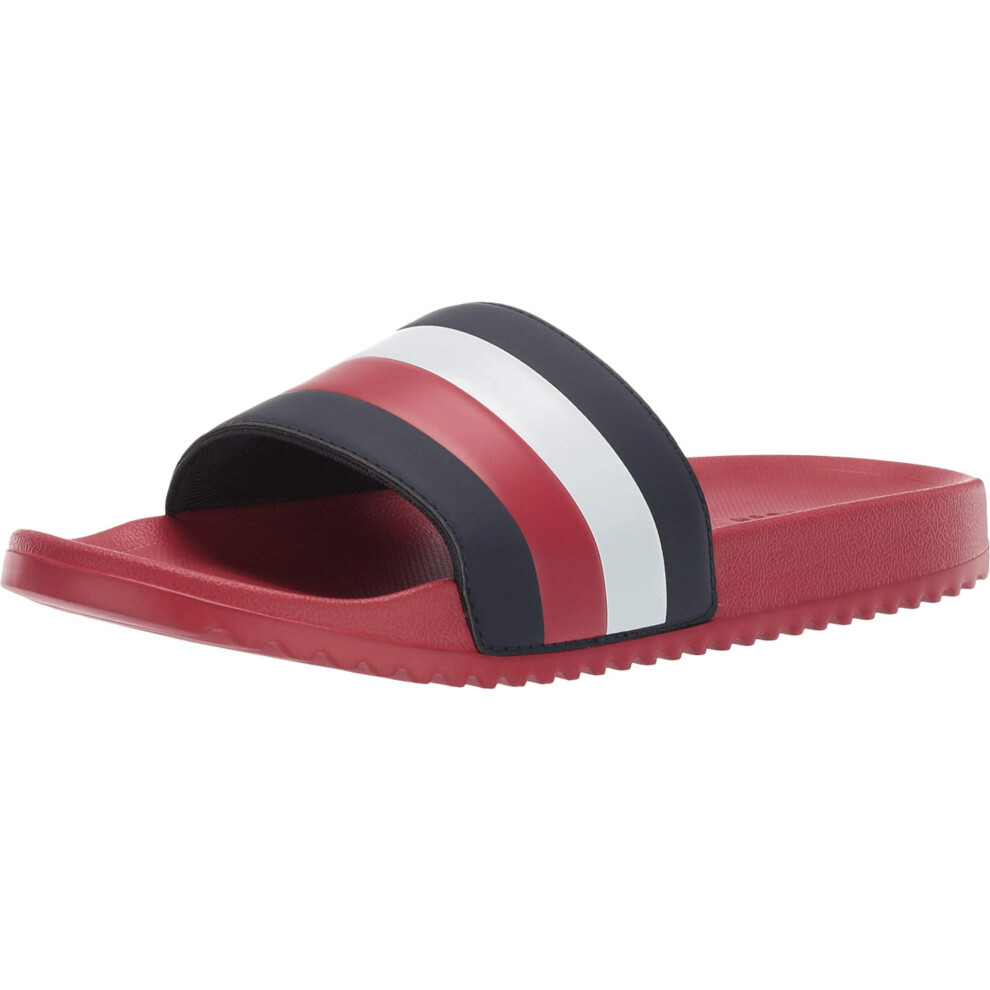 Tommy Hilfiger Men's Rozi Slide  Red Multi 631  8M