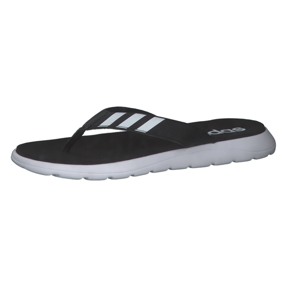 adidas Men's Comfort Flip Flop Slide Sandal  Black  7 M US