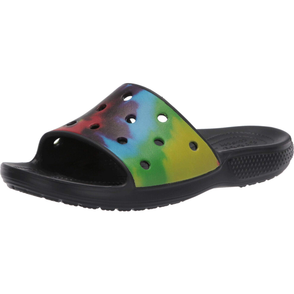 Crocs Unisex Classic Tie Dye Slides Sandal  Multi  Numeric_13 US Men