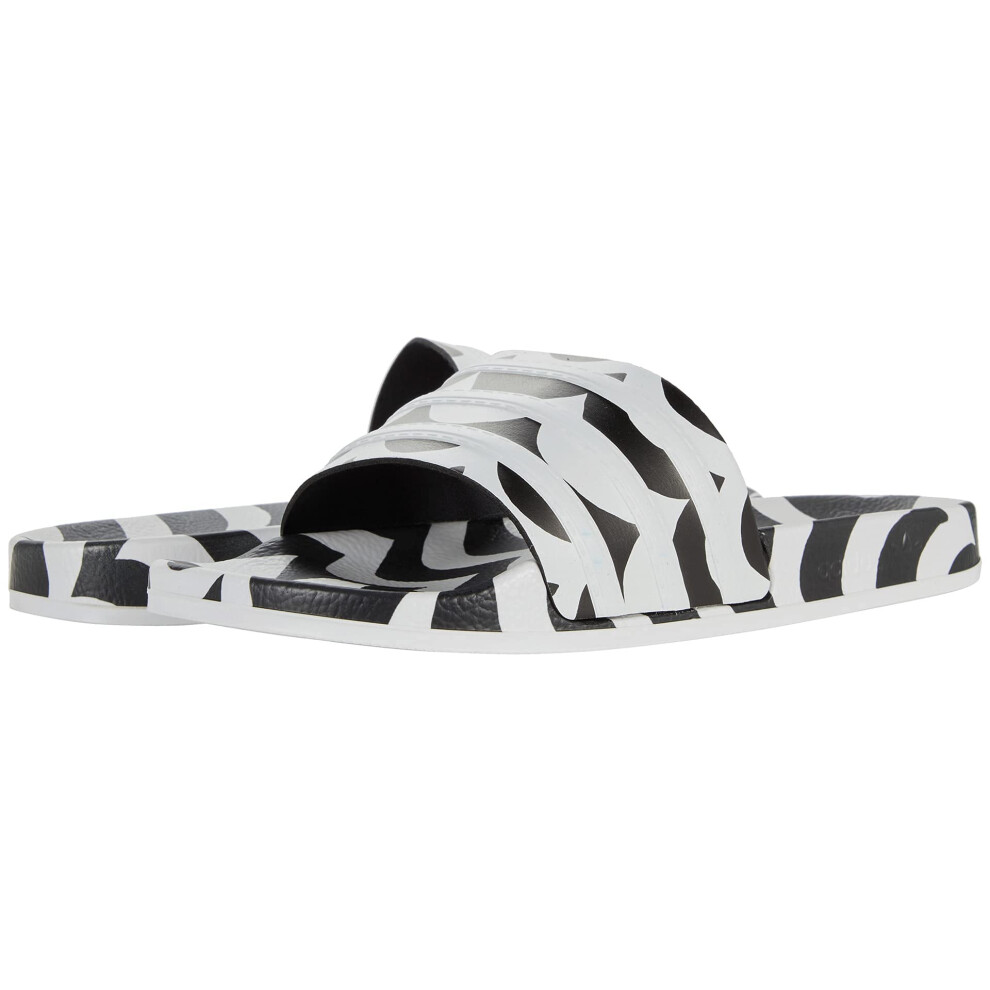 adidas Adilette Slide Black/White/Team Real Magenta 7 B - Medium