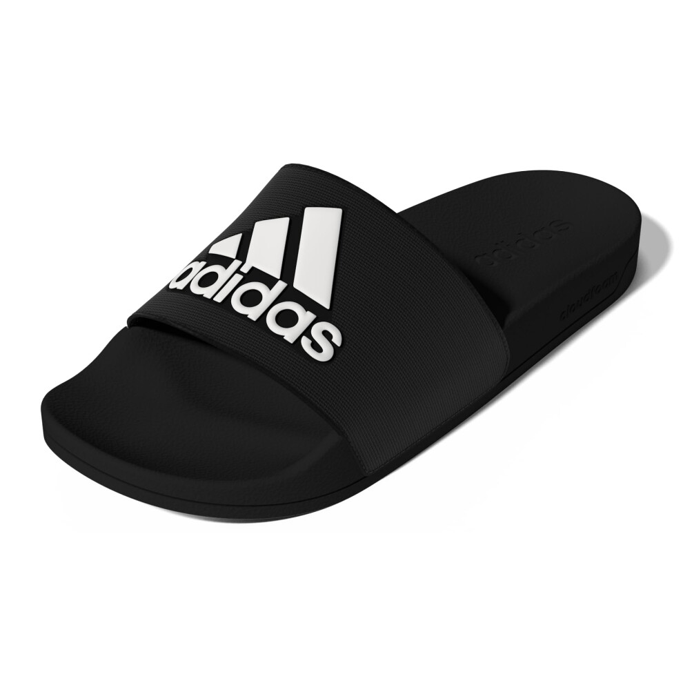 adidas Adult Adilette Shower Core Black/White/Core Black 10