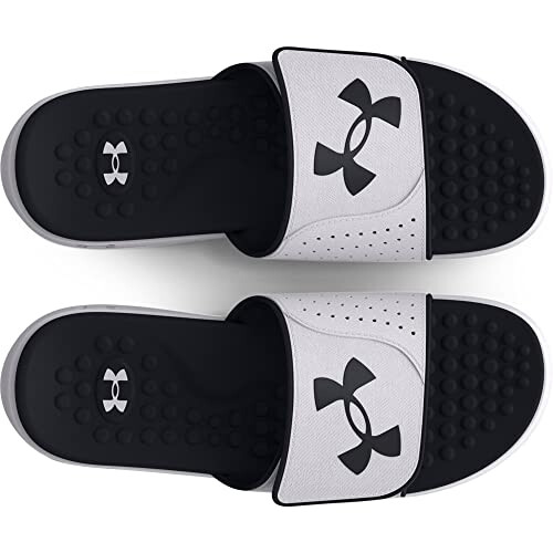 Under Armour Under Armour Heren Ignite Pro Slide, (100) Wit/Wit/Zwart, 10, US 2
