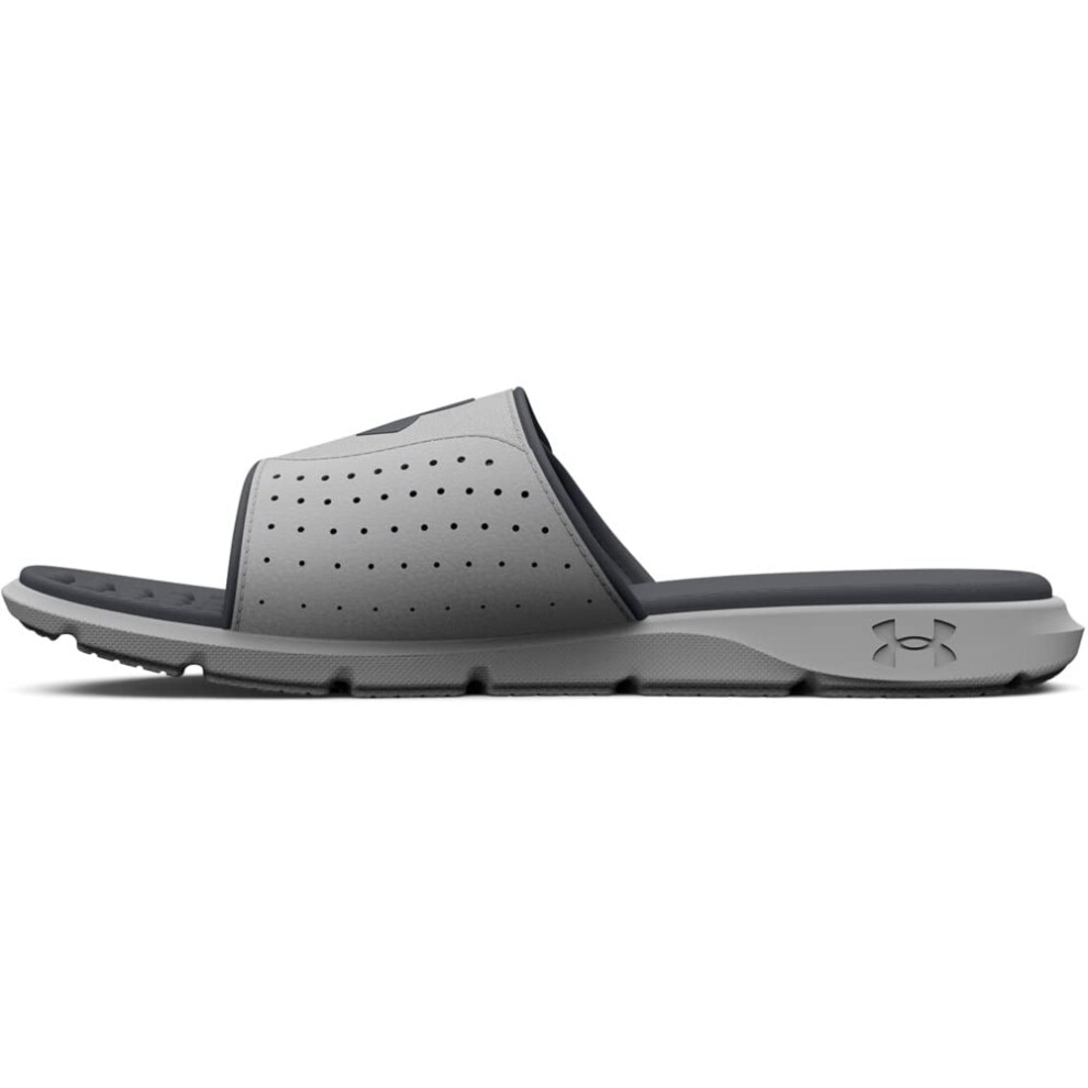 Under Armour Men's Ignite Pro Slide  (101) Mod Gray/Mod Gray/Pitch Gra