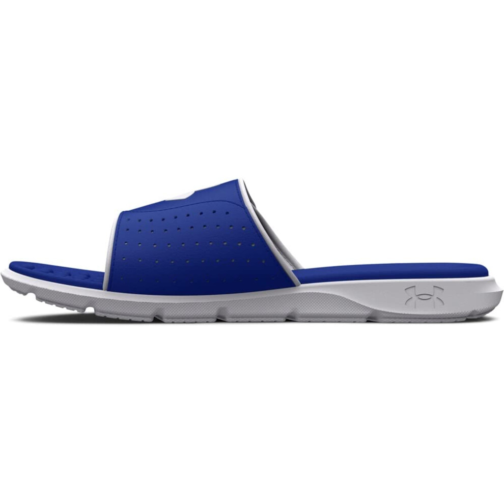 Under Armour Men's Ignite Pro Slide  (401) Royal/White/White  13  US