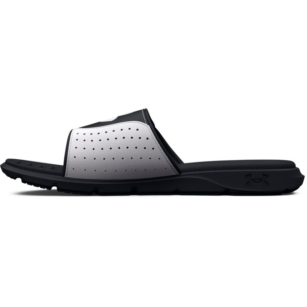 Under Armour Men's Ignite Pro Slide  (003) Black/White/Black  8  US