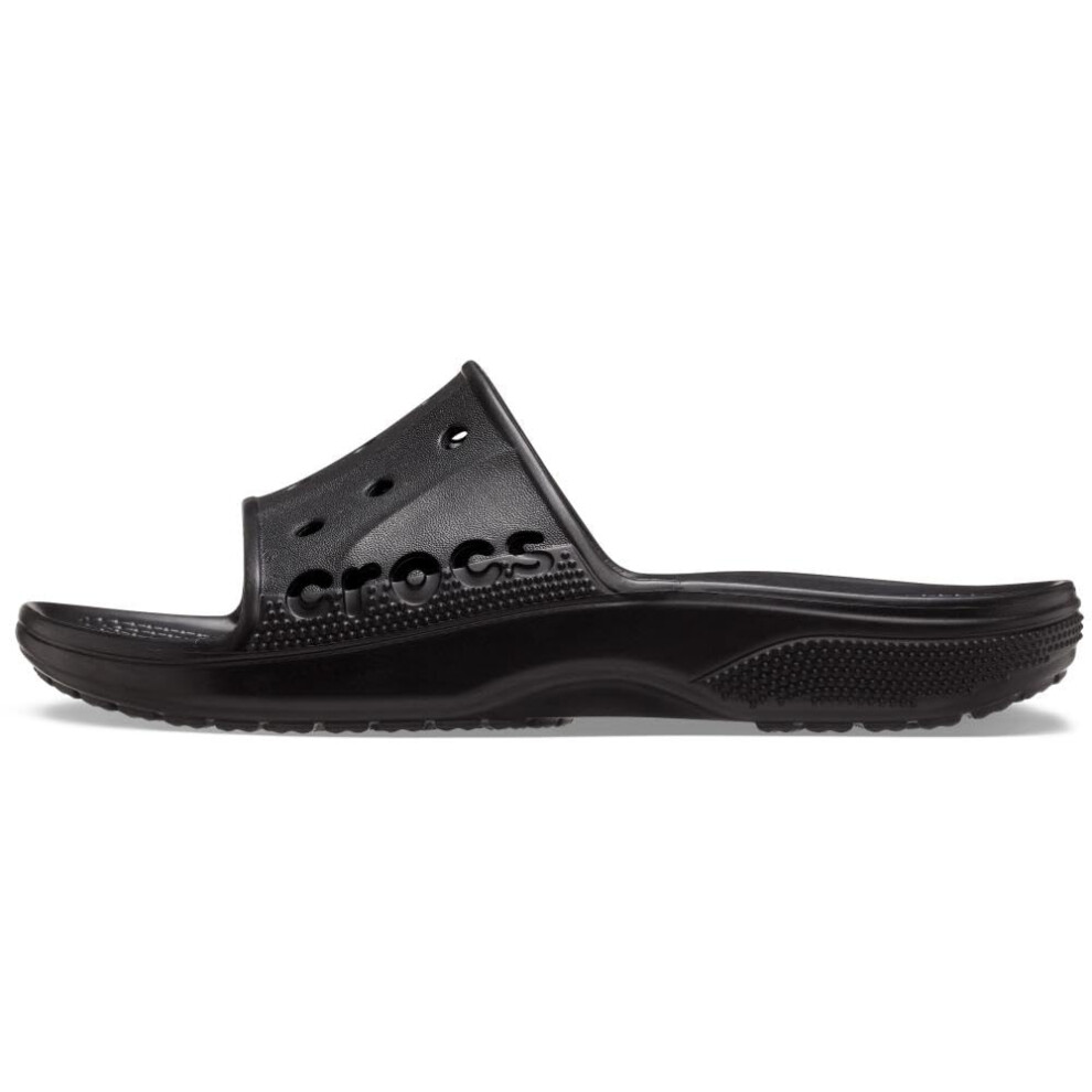 Crocs Unisex Baya II Slides Sandal  Black  Numeric_10 US Men