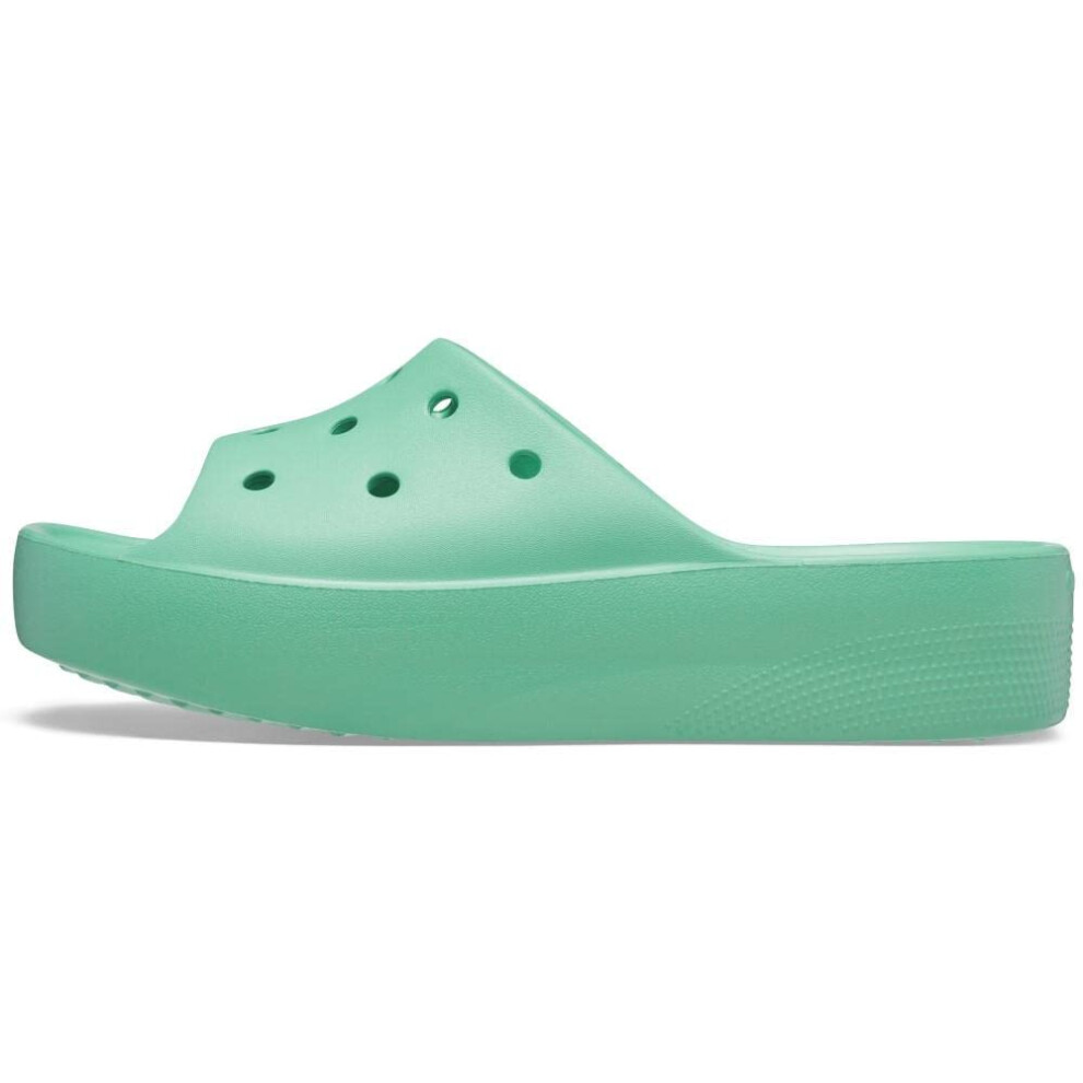 Crocs Women's Classic Slide | Platform Sandals  Jade Stone  Numeric_6