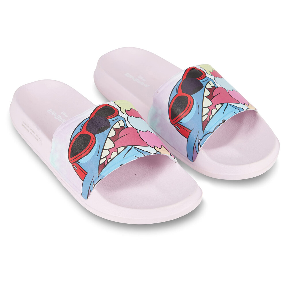 Disney Ladies Lilo and Stitch Slides - Ladies Classic Lilo and Stitch