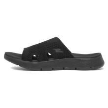 Sandalia Skechers GO Walk Flex para mujer - ELATION Slide Negro/Negro 6