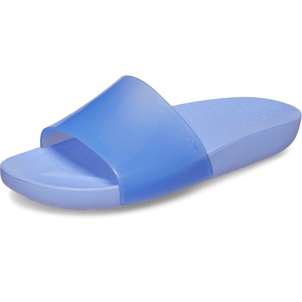 Crocs Women's Splash Slides Sandal  Moon Jelly  Numeric_5