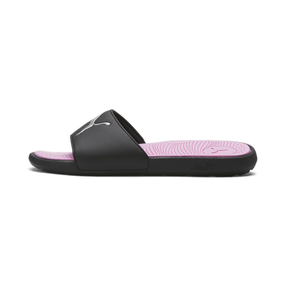 PUMA Women's Cool CAT 2.0 Sport WNS Slide Sandal  Black White-Knockout