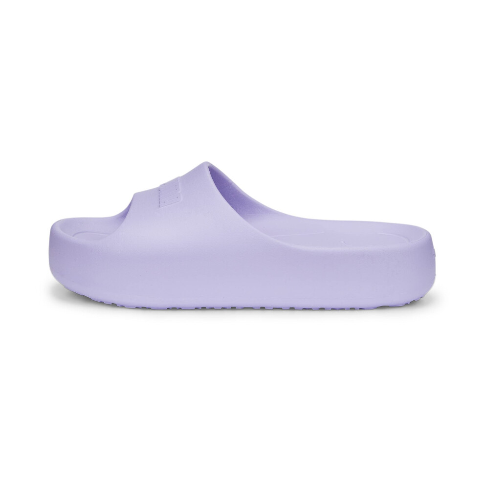 PUMA Women's SHIBUSA Slide Sandal  Vivid Violet-Vivid Violet  6