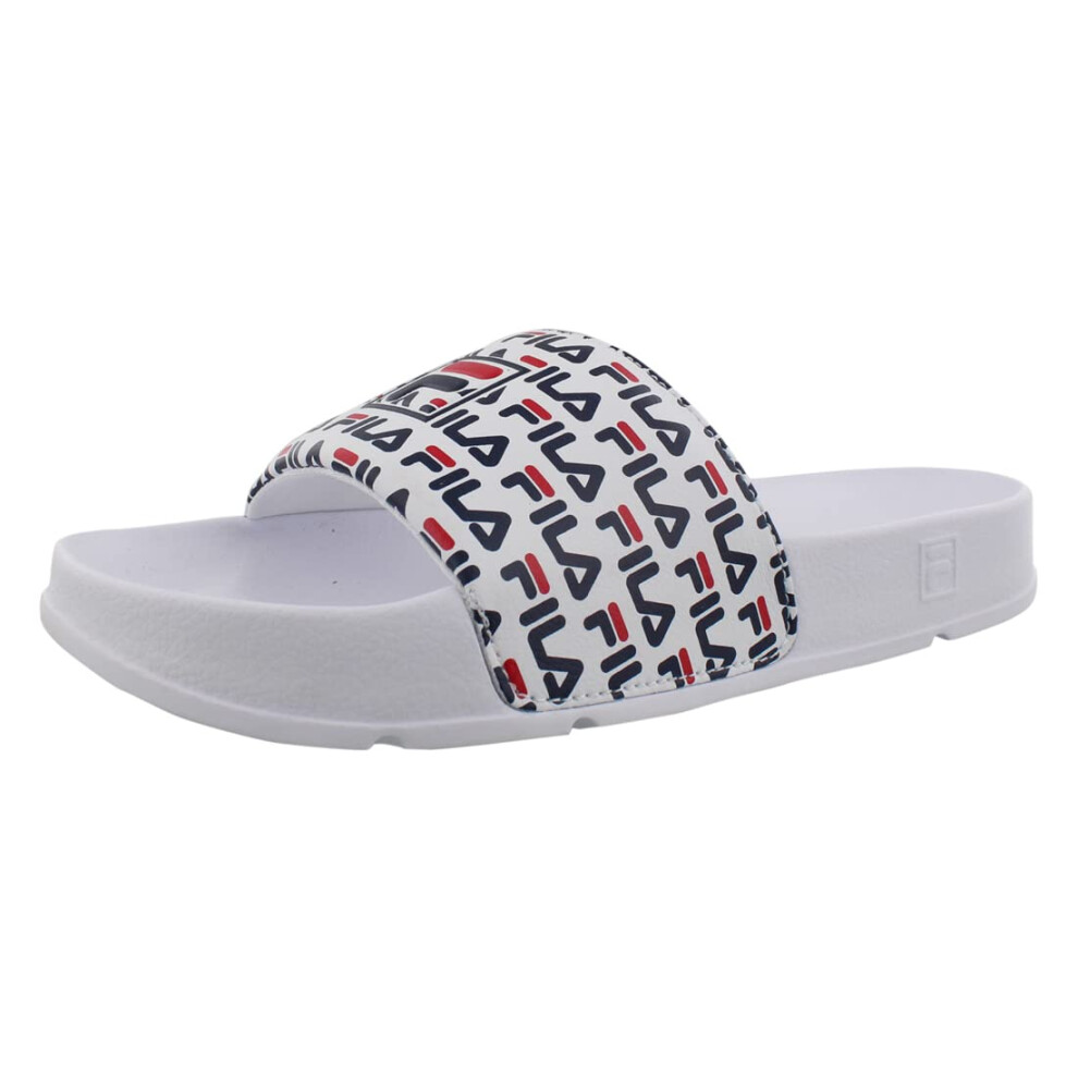 Fila Drifter Mood 2 Slide Womens Shoes Size 7  Color: White/Navy/Red