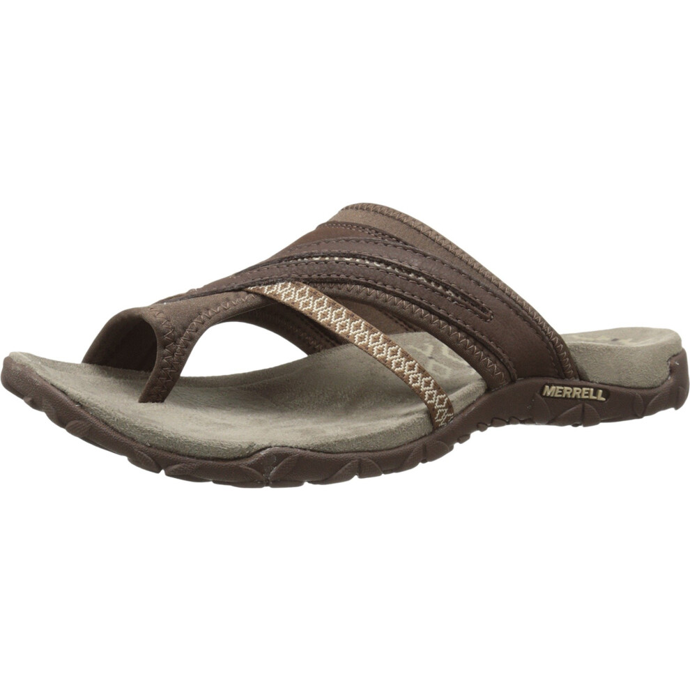 Merrell Women's Terran Post II Sandal  Dark Earth  11 M US