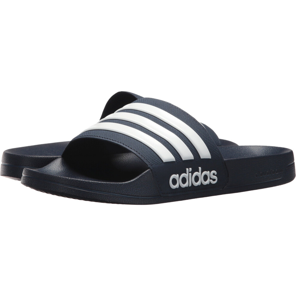 adidas Men's Adilette Shower Slides Collegiate Navy/White/Collegiate N