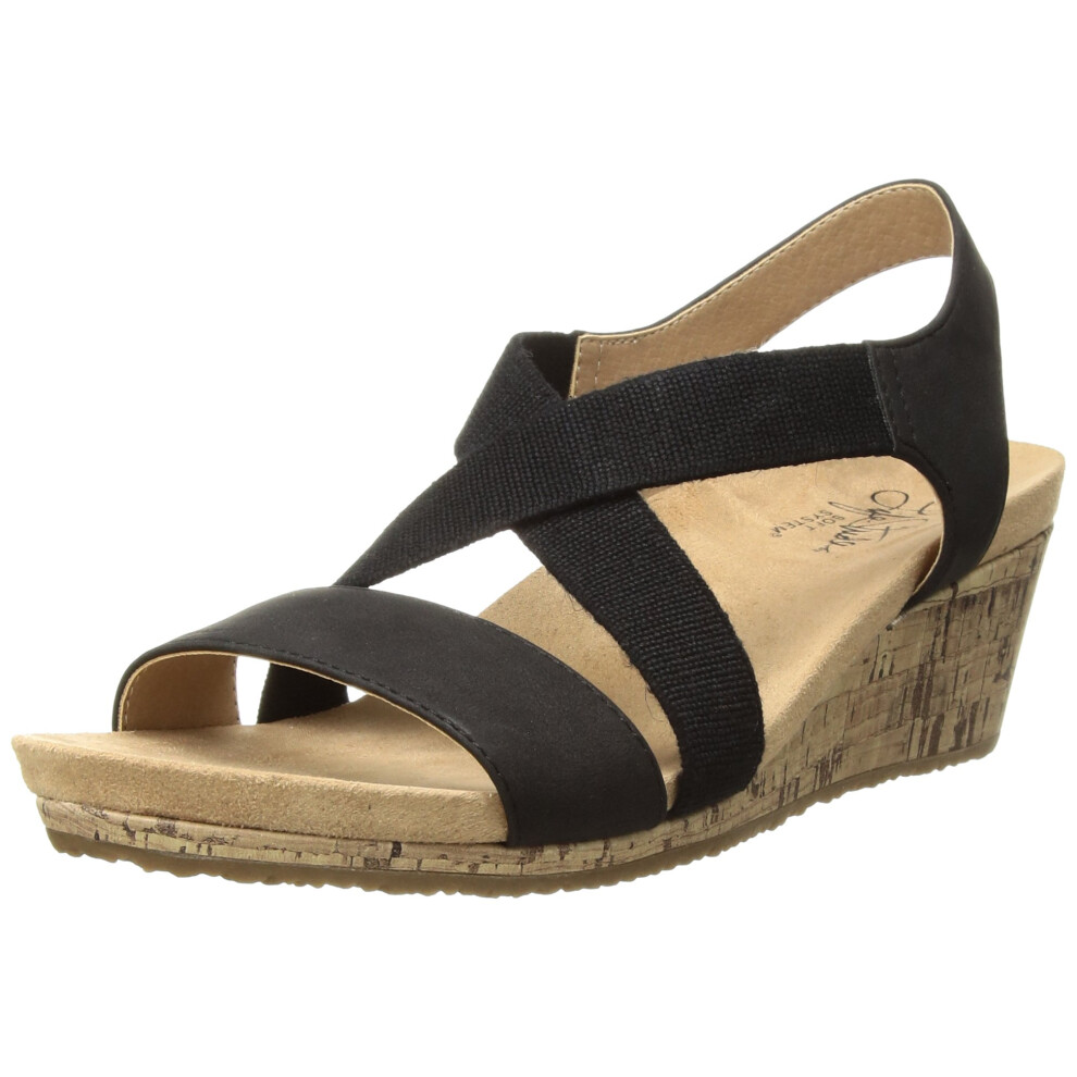 Sandale Mexico LifeStride pour femme, noire, pointure 8 M US