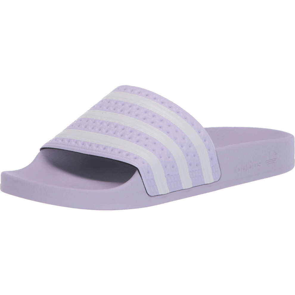 adidas Originals Women's Adilette Slide  Purple Tint/White/Purple Tint