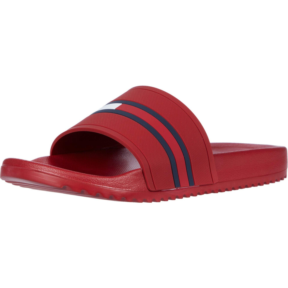 Tommy Hilfiger Men's Redder Slide  Red Multi 631  10M