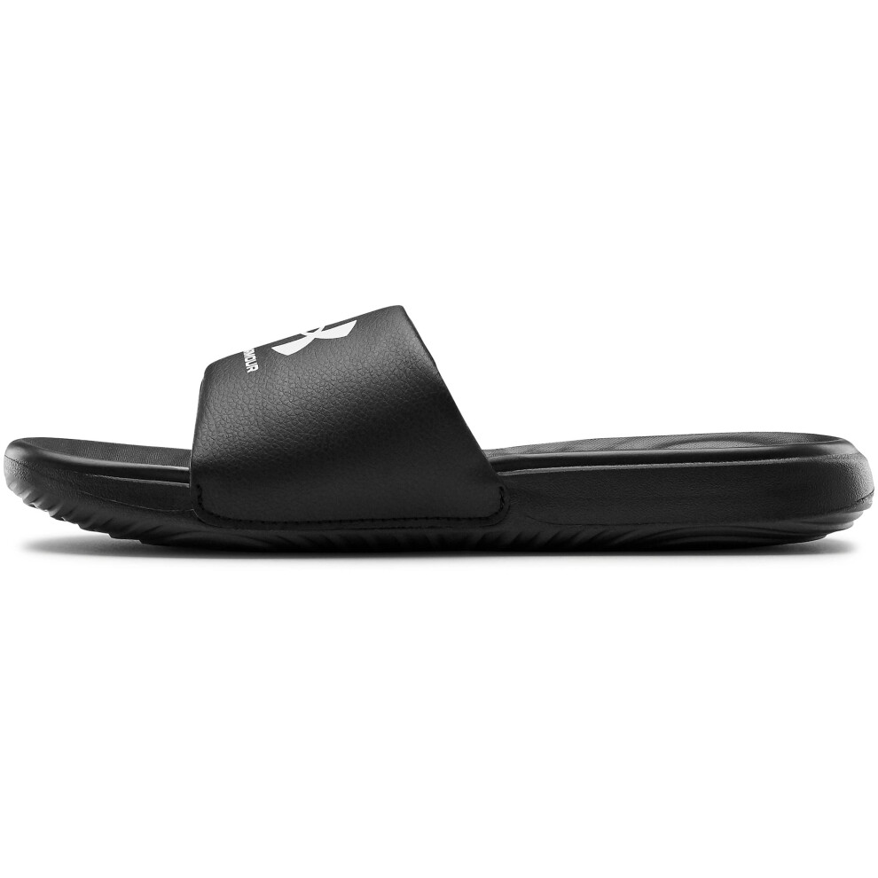 Under Armour womens Ansa Fix Slide Sandal  Black (004 Black  11 US