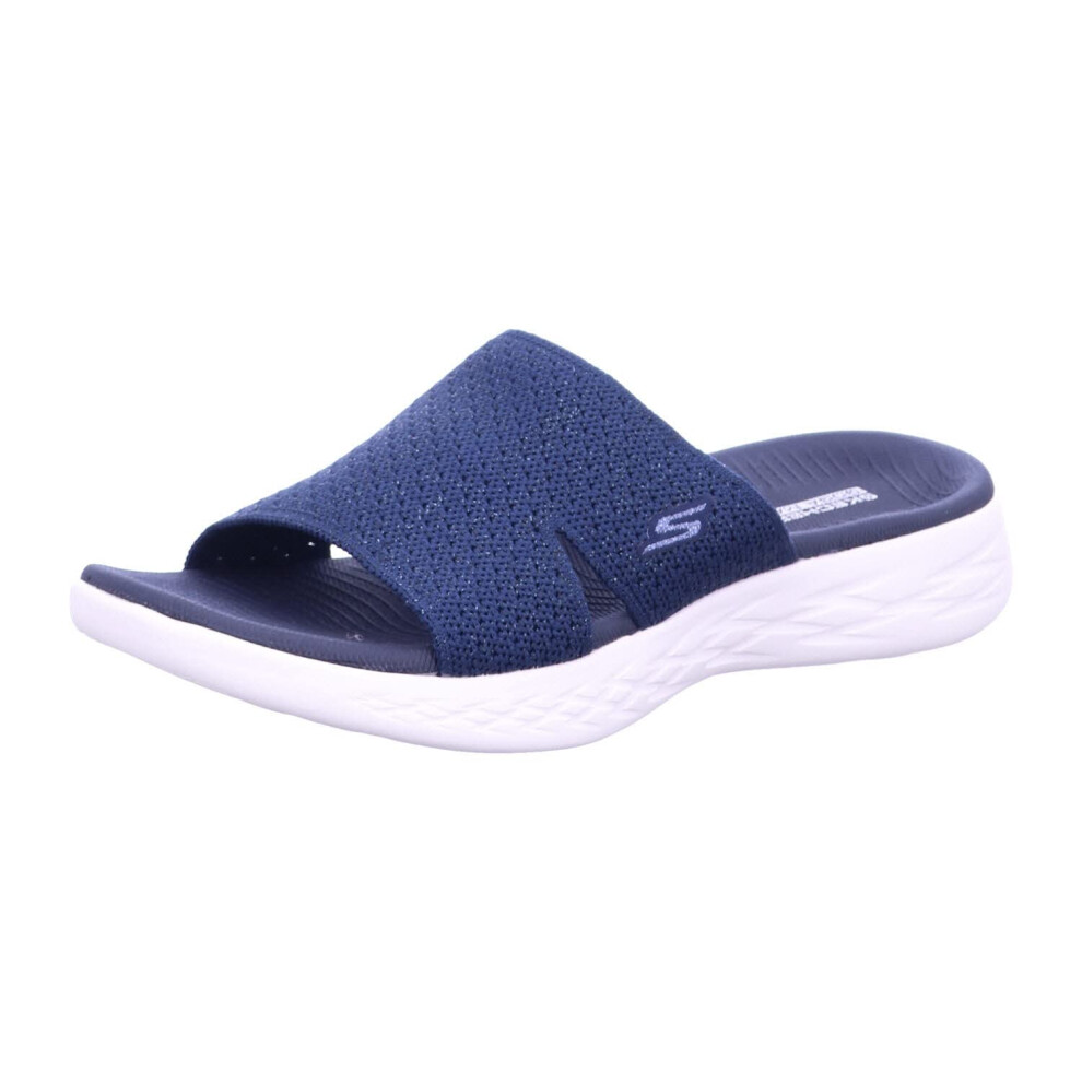 Skechers Women's Slide Sandal  Navy  9