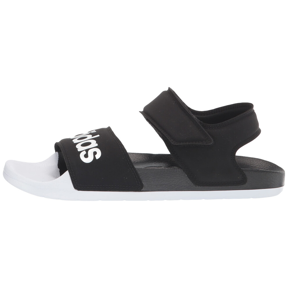 adidas unisex adult Adilette Sandal  Core Black/White/Core Black  13 W