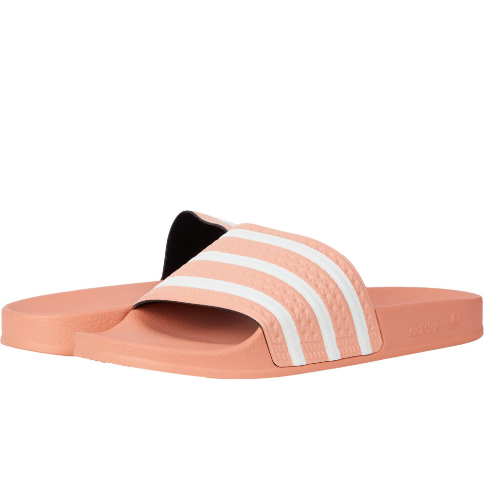 adidas Adilette Ambient Blush/White/Ambient White Men's 11  Women's 12