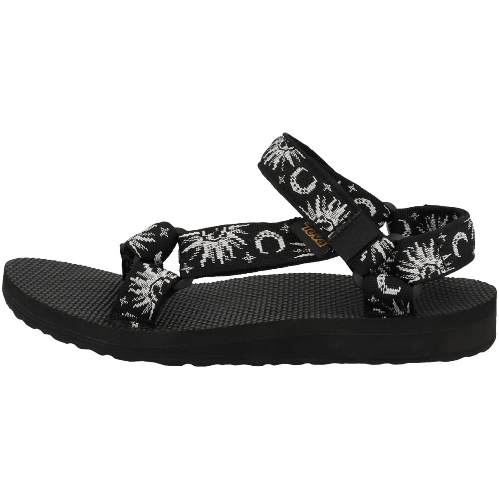 Teva Women's Original Universal Sandal  Sun and Moon Black/White  9