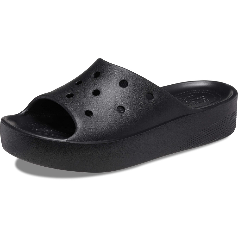 Crocs Women's Classic Slide | Platform Sandals  Black  Numeric_11