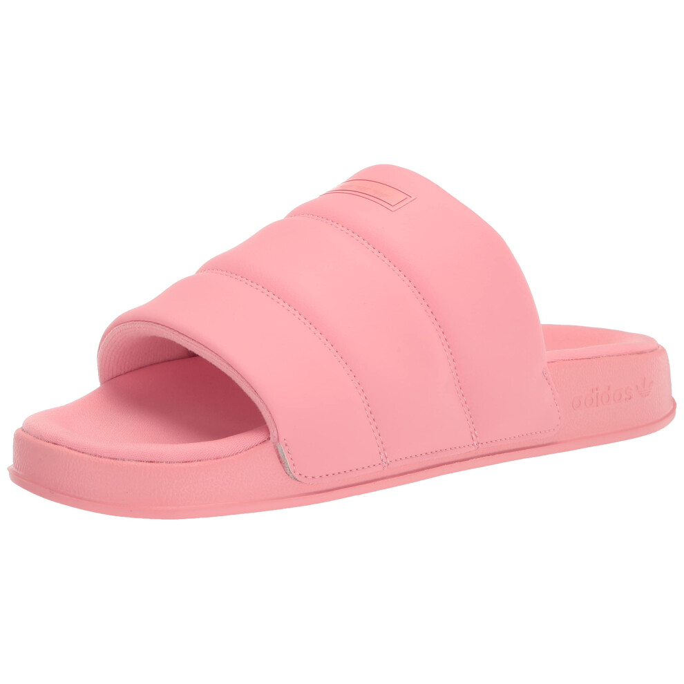 adidas Originals Women's Adilette Essential Slide Sandal  Super Pop/Su