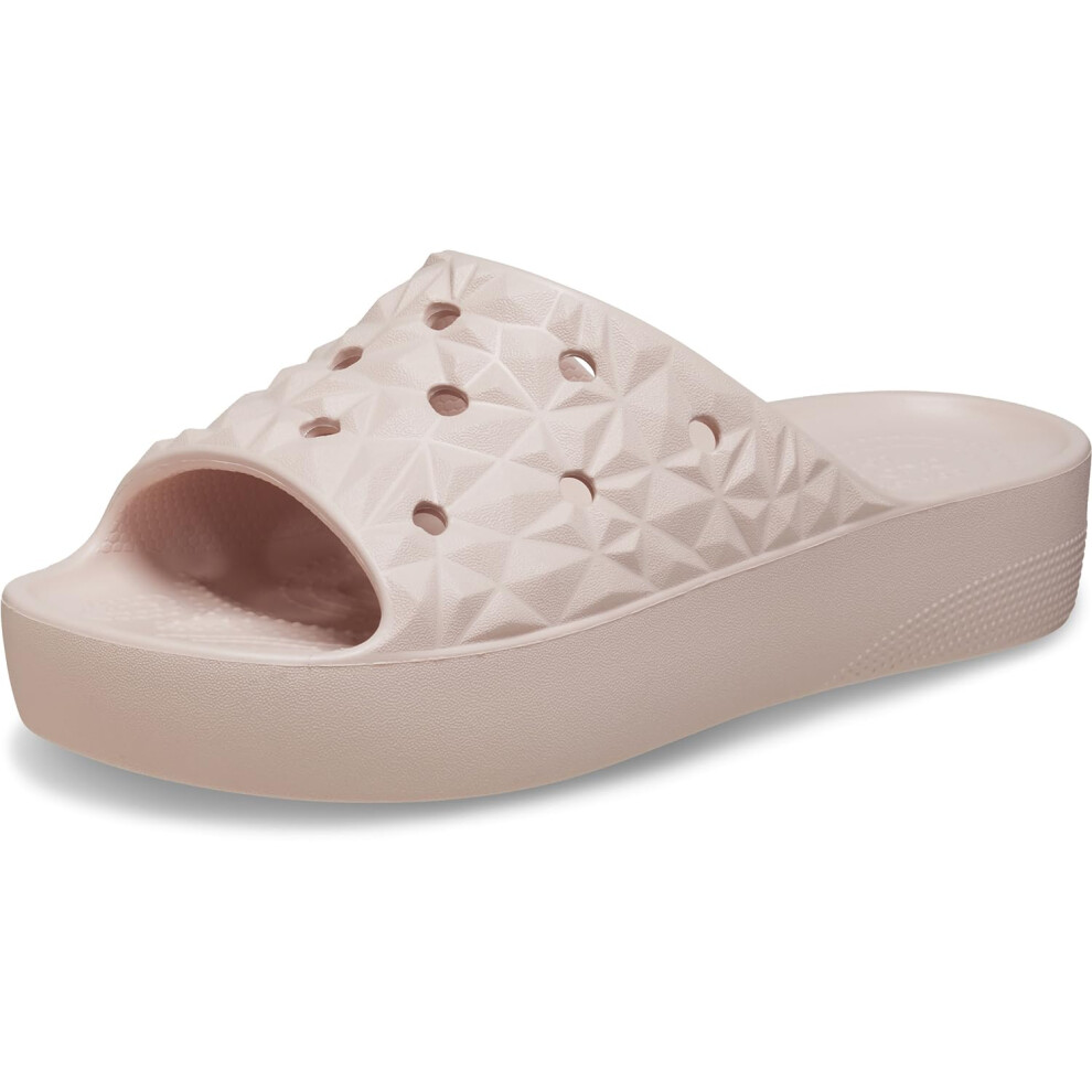 Crocs Women's Classic Slide | Platform Sandals  Quartz  Numeric_9