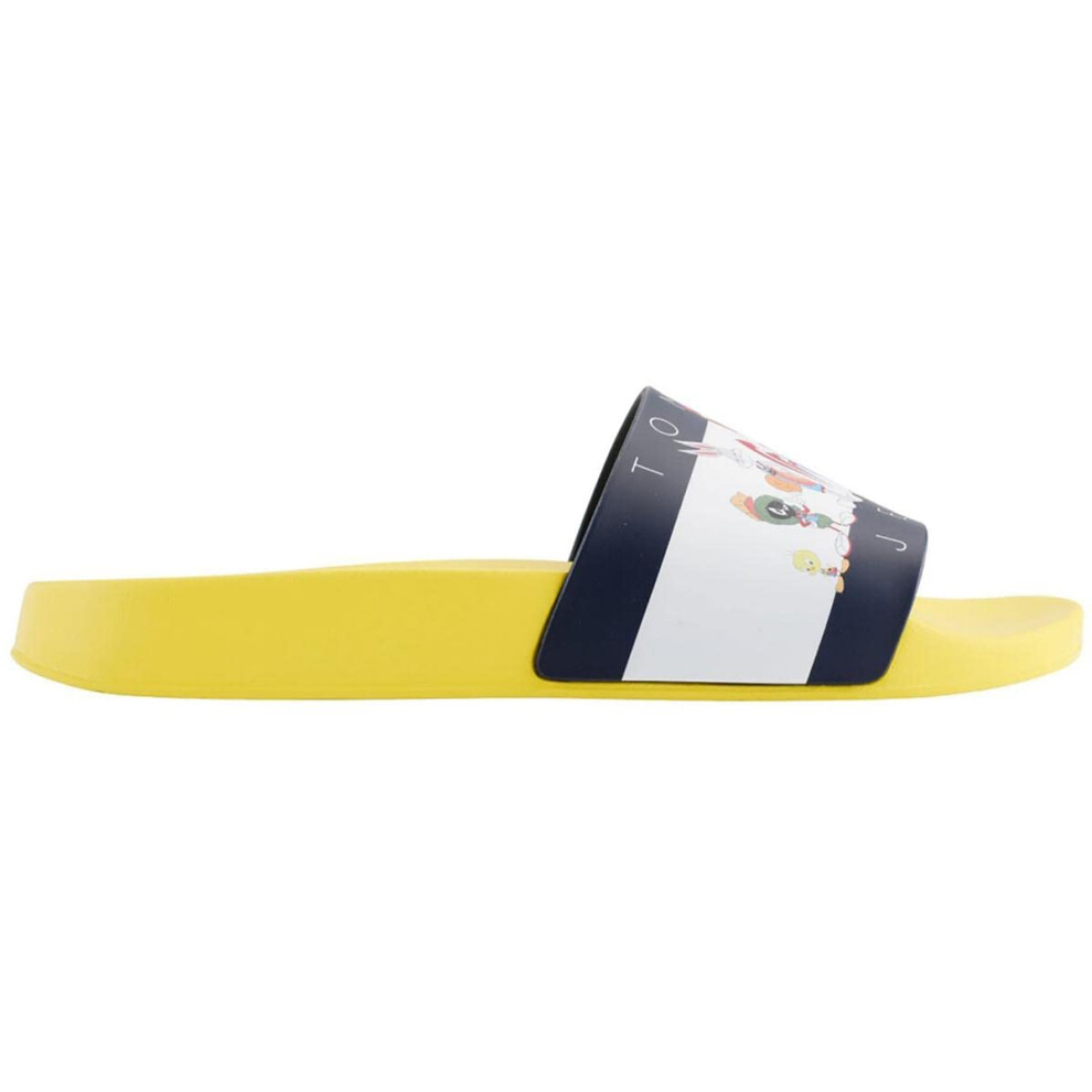 Tommy Hilfiger Women's Cast Slide Sandal  Yellow  6