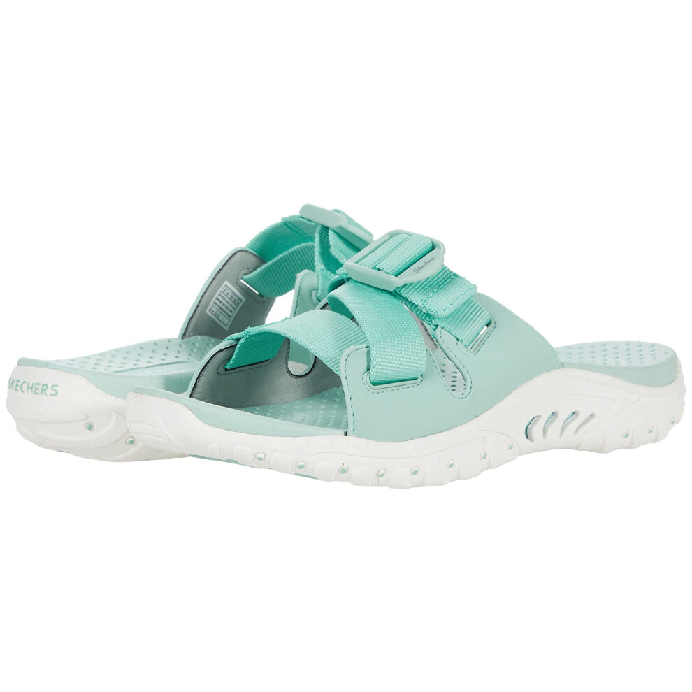 Skechers Women's Reggae-Better Alone Sport Sandal  Aqua  10