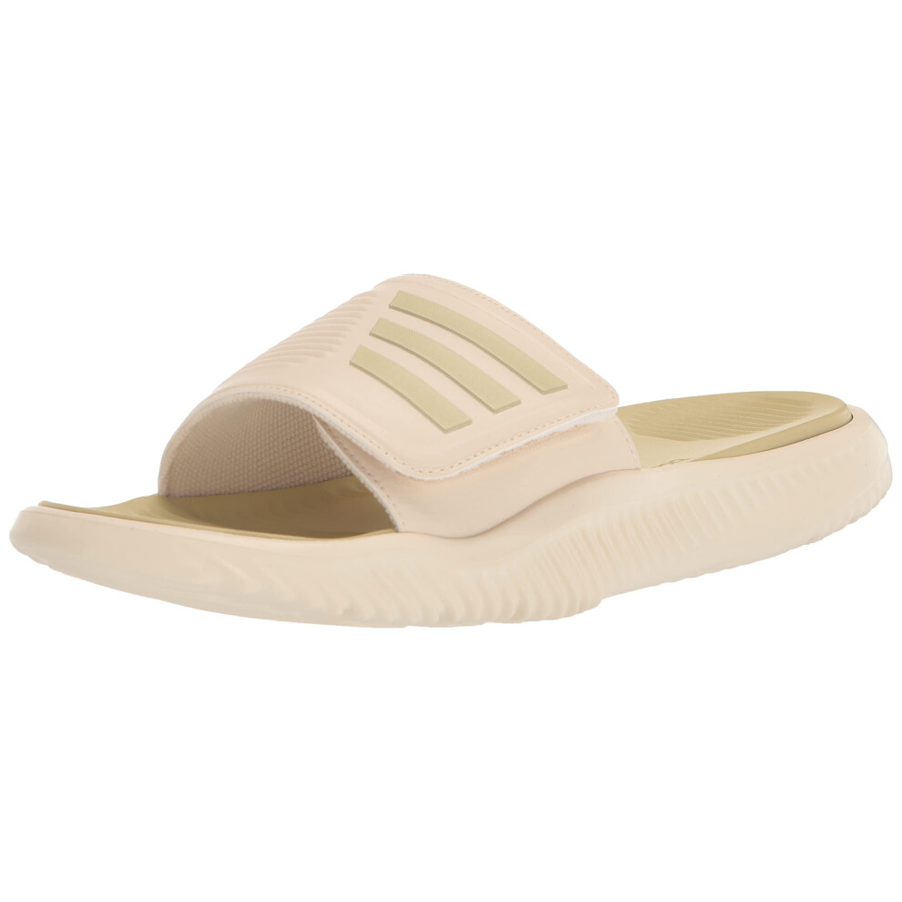 adidas Unisex Alphabounce 2.0 Slides Sandal  Wonder White/Sandy Beige