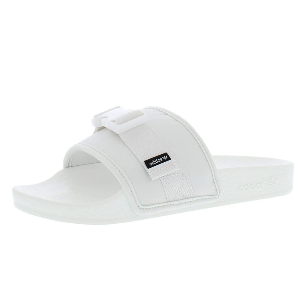 adidas Originals Adilette White/White/Black 9 B (M)