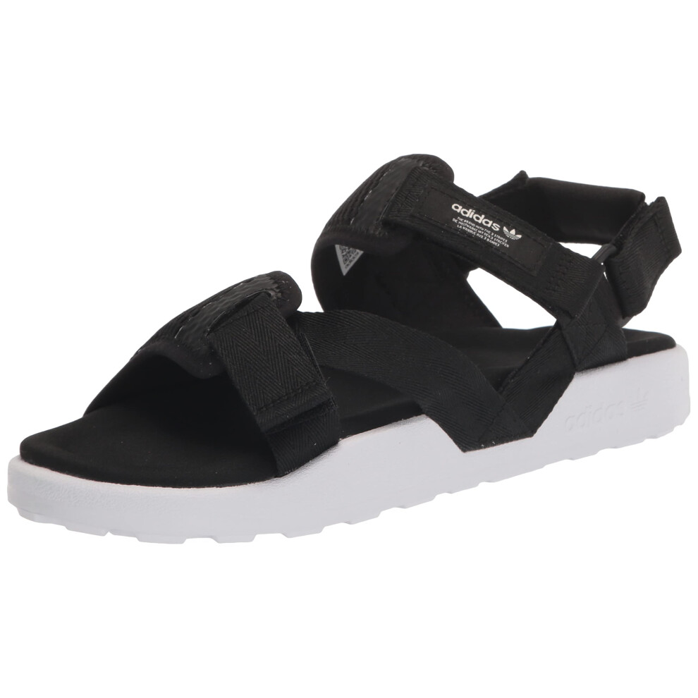 adidas Originals Women's Adilette ADV Slide Sandal  Black/White/Off Wh