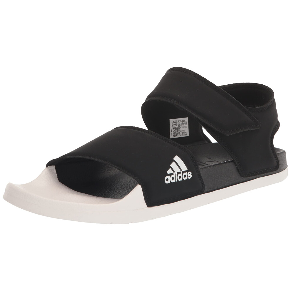 adidas Unisex Adilette Sandals  Black/White/Black  13 US Men