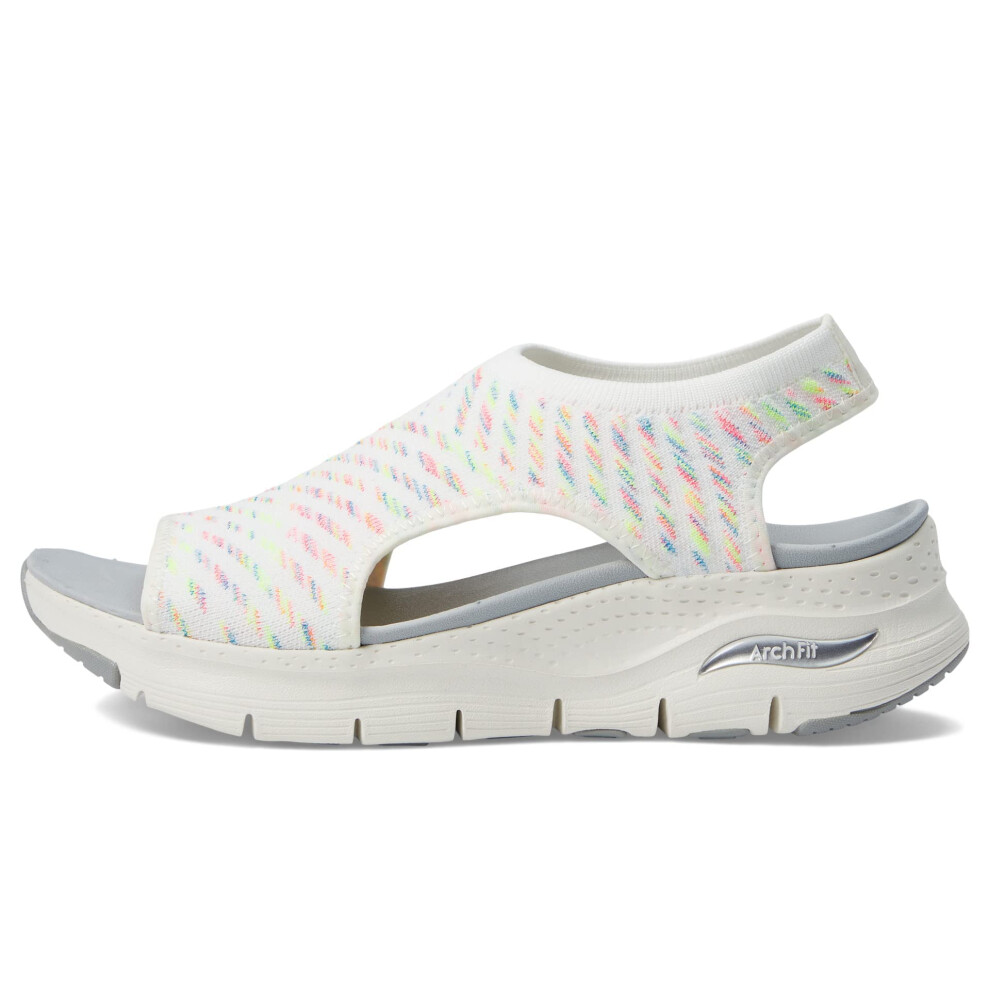 Skechers Women's Arch FIT-Catchy Wave  White Multi  7