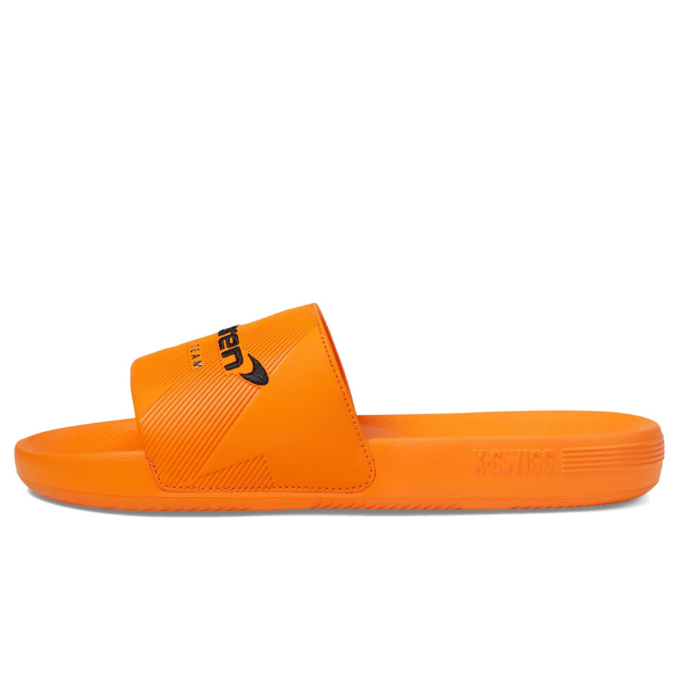 K-Swiss X McLaren Formula 1 Team - Men's Slide Sandal  Papaya  14 M