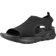 Skechers Damars Arch FIT-City Catch, Svart/Svart, 6