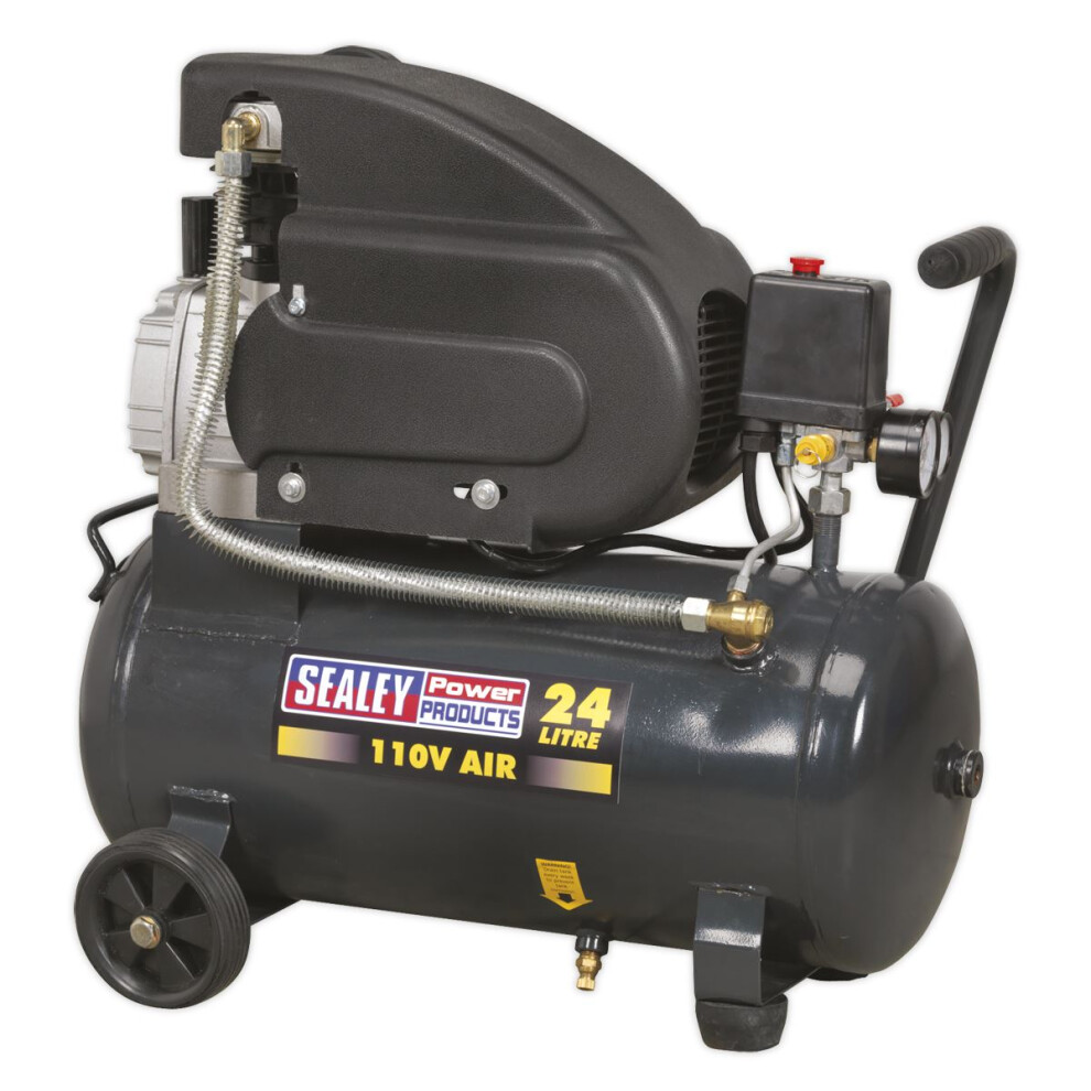 Sealey 24L Direct Drive Air Compressor 2hp 110V SAC2420E110V