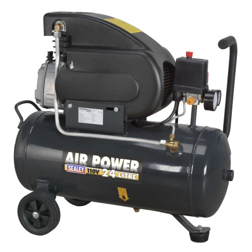 Sealey Sealey 24L Direct Drive Air Compressor 2hp 110V SAC2420E110V 1