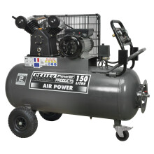 Sealey Premier 150L Belt Drive Air Compressor with Front Control Panel 3hp SAC3153B