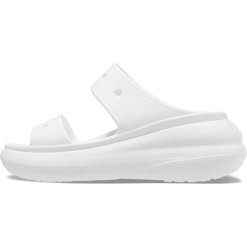 Crocs Unisex Crush Platform Sandals  White  Numeric_11 US Men