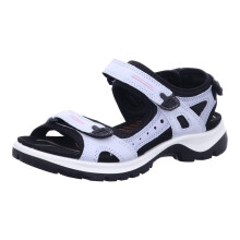 ECCO Women's Yucatan Sport Sandal AIR/Dusty Blue Nubuck 8-8.5