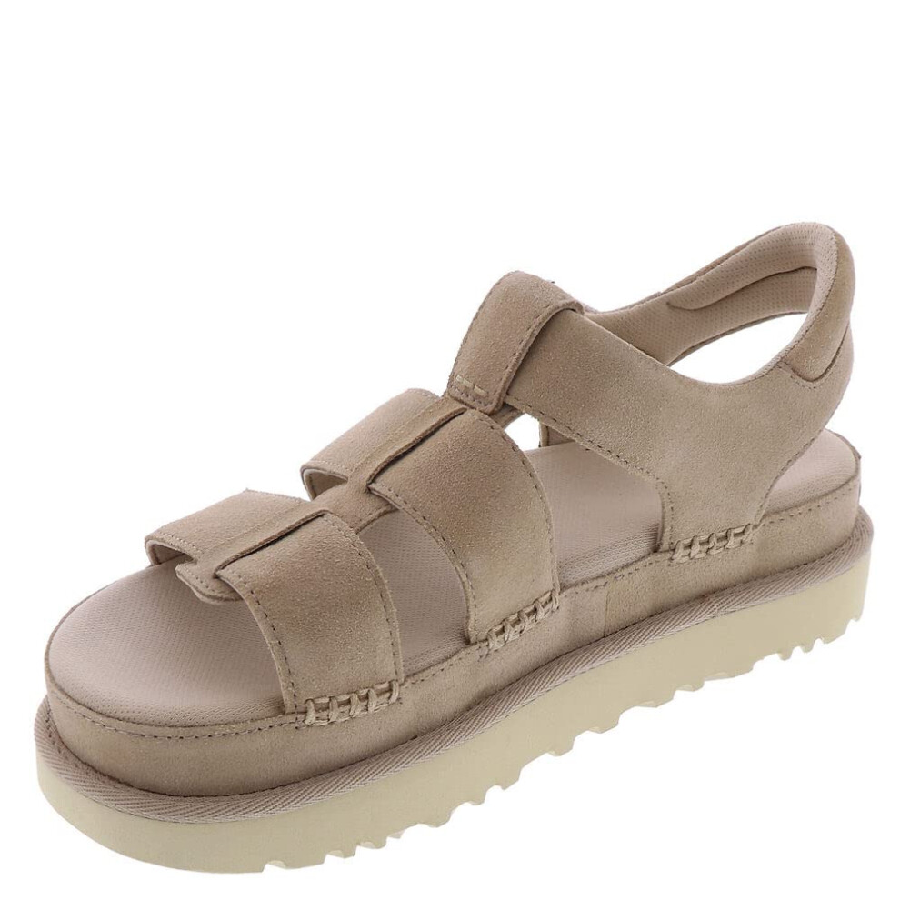 UGG Women's Goldenstar Strap Sandal  Driftwood  5.5