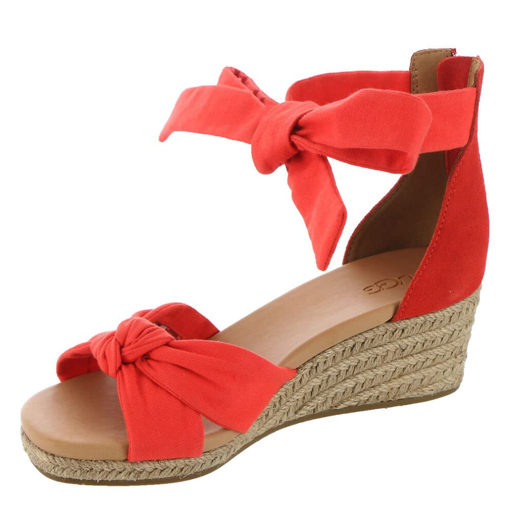 UGG Women's Yarrow Sandal  Red Pepper  6