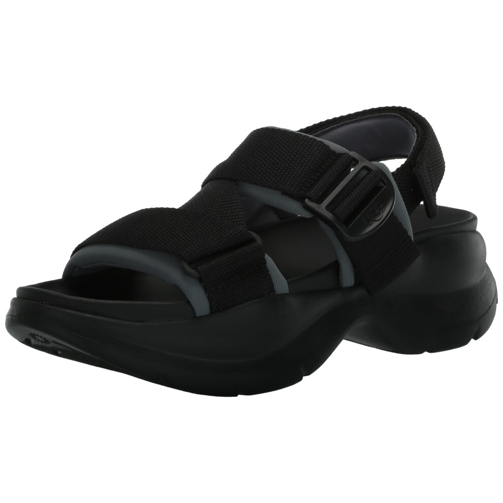 UGG Women's LA Camp Sport Sandal  Black  6