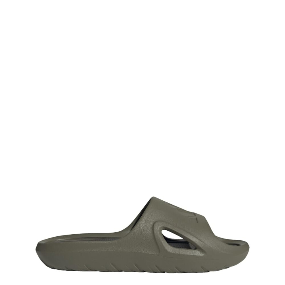 adidas Unisex Adicane Slide Sandal  Olive Strata/Olive Strata/Shadow O