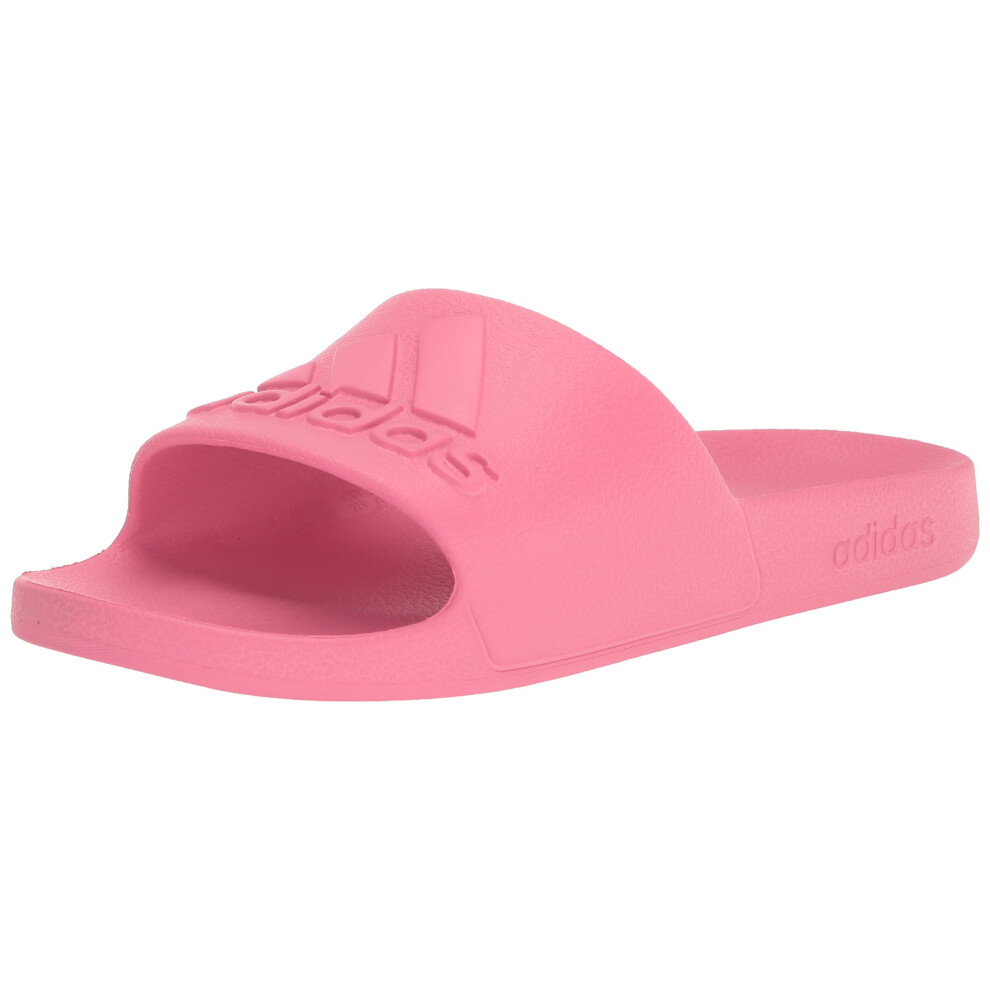 adidas Unisex Adilette Aqua Slide Sandal  Pink Fusion/Pink Fusion/Pink