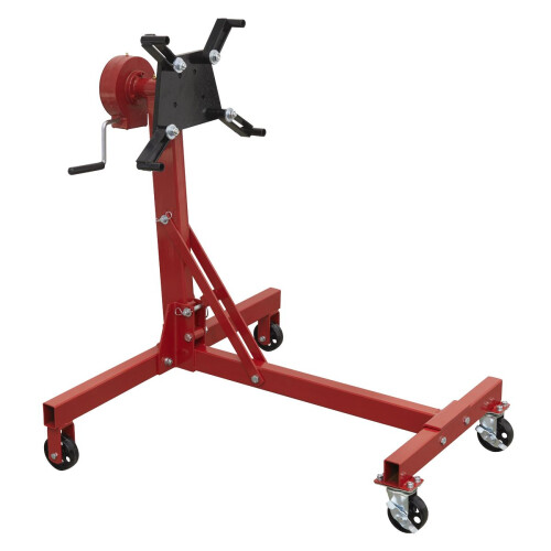Sealey Sealey Folding 360 Rotating Engine Stand with Geared Handle Drive 450kg Capacity ES480D